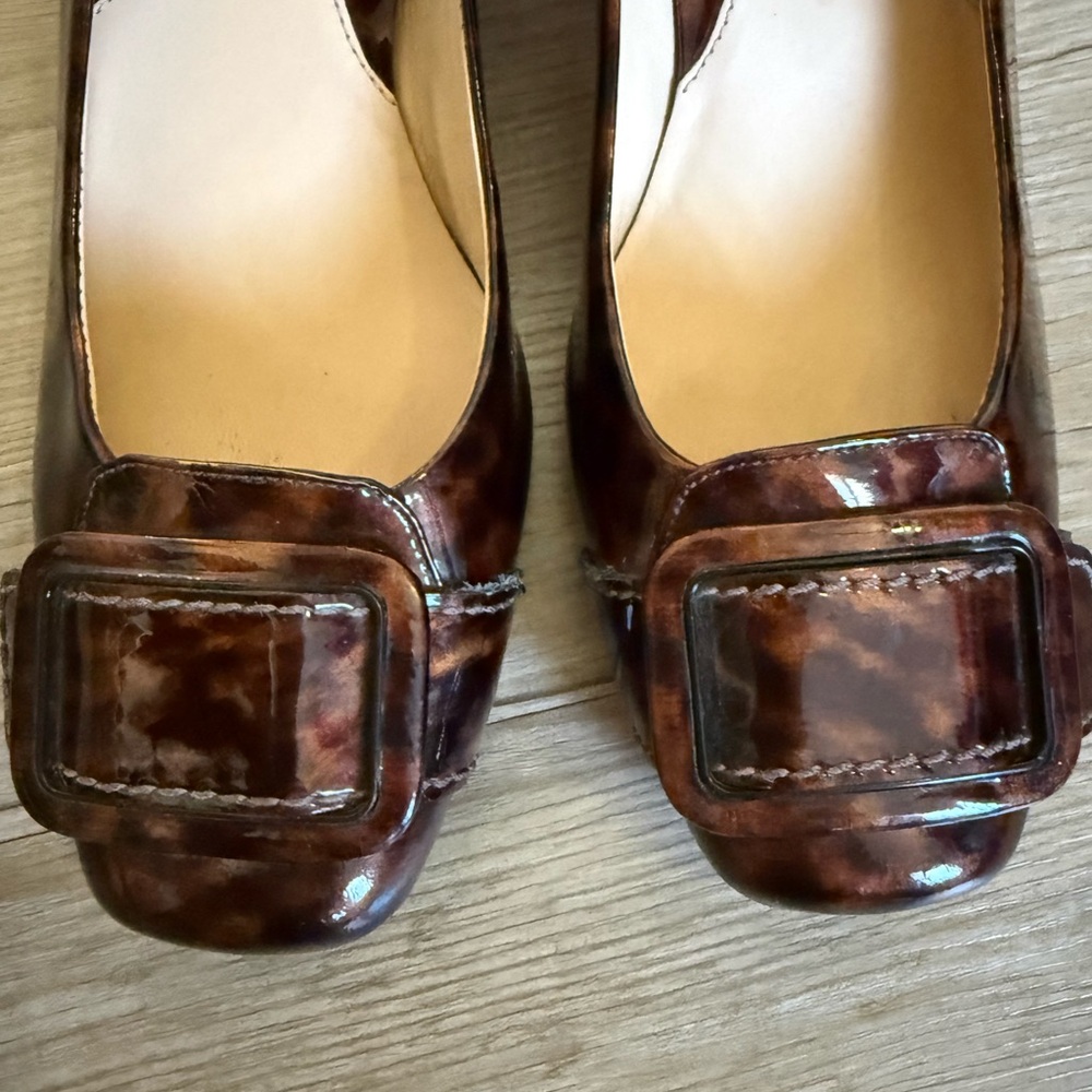 Cole Haan Women's Tortoise Shell Heels - Picture 3 of 8